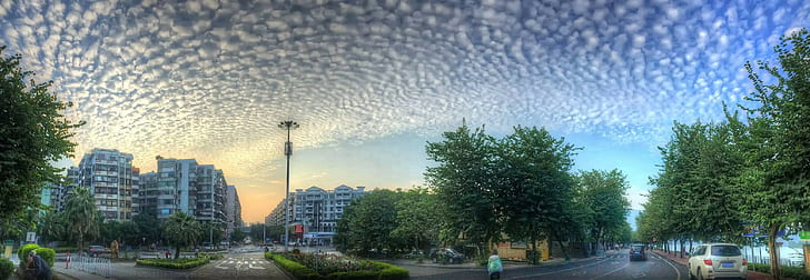 awan, Sky Lanterns, Wallpaper HD