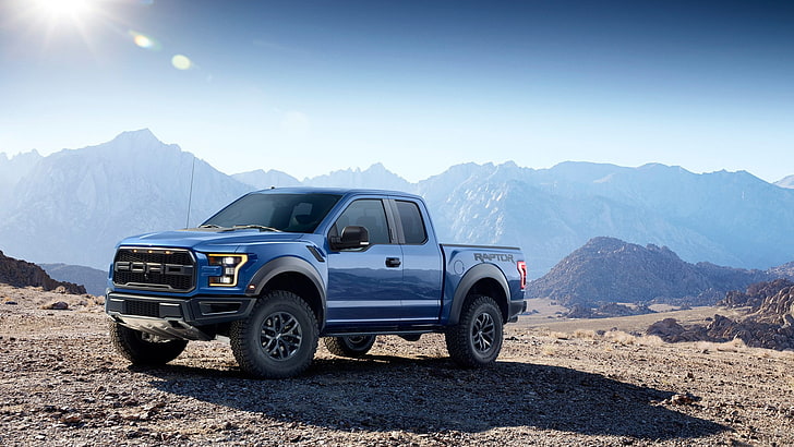 Blue Ford Pickup Truck Hd Wallpapers Free Download Wallpaperbetter