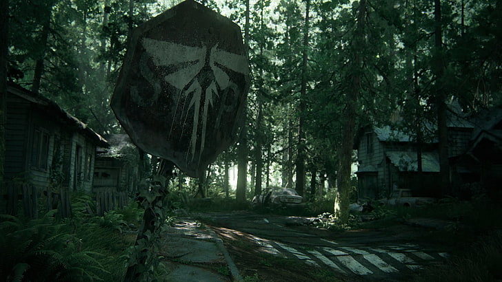 árvores altas e verdes, The Last of Us Part 2, The Last of Us 2, HD papel de parede