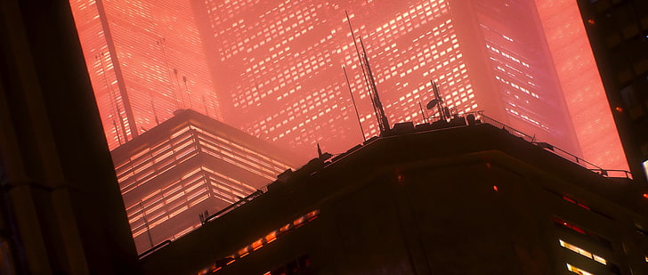 ilustracja budynku, Akira, obudzić akira, anime, cyberpunk, budynek, neo-tokio, miasto, Japonia, Tapety HD