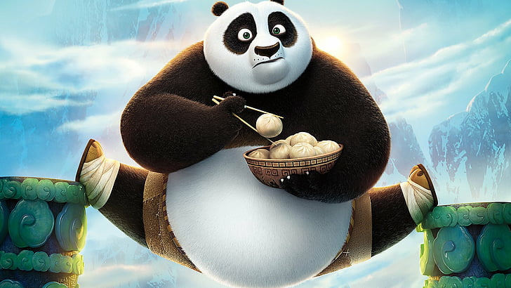 Кунг-фу панда, кунг-фу панда 3, по (кунг-фу панда), HD обои