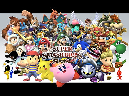 Bros Mario Super Smash Bros Видеоигры Марио HD Art, Марио, Bros, Smash, Super Smash Bros, HD обои HD wallpaper