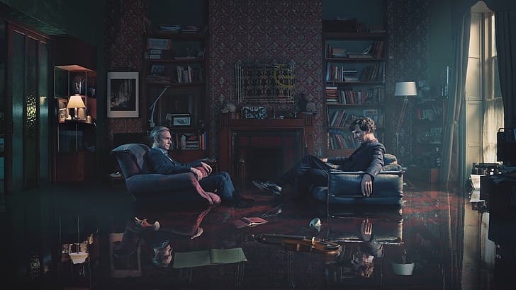 Sherlock, Sherlock Holmes, John Watson, HD masaüstü duvar kağıdı