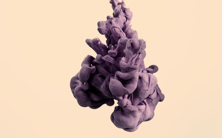 ledakan warna ungu, abstrak, Wallpaper HD