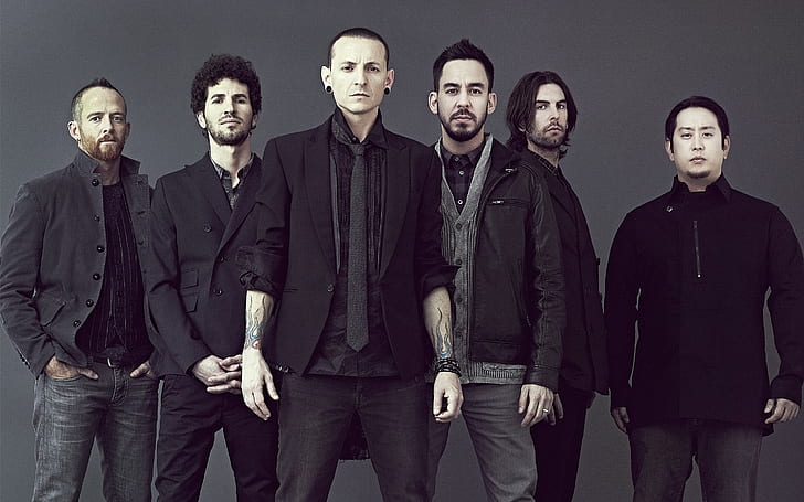 Linkin Park, Mike Shinoda, Chester Bennington, Photo, Phoenix, Joe Hahn, Rob Bourdon, Promo 2012, Brad Delson, James Minchin, Alternative Rock, HD wallpaper