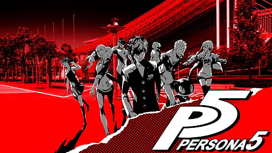 Persona-serien, huvudperson (Persona 5), ​​Persona 5, HD tapet HD wallpaper