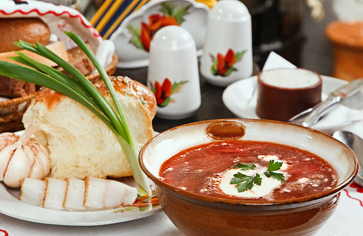 Ukraine, Suppe, Essen, HD-Hintergrundbild