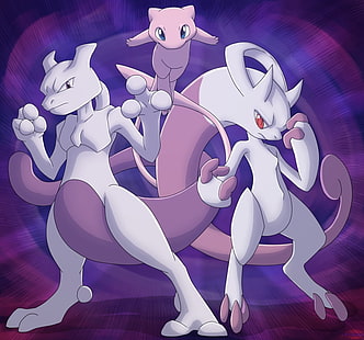 Pokémon, Mewtwo, Anime, HD-Hintergrundbild HD wallpaper