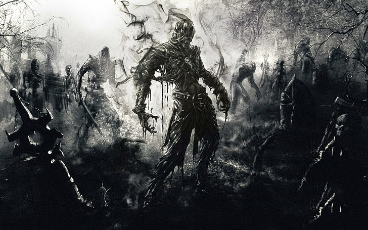 Mortal Online, pintura de monstruos, juegos, 1920x1200, mortal en línea, Fondo de pantalla HD
