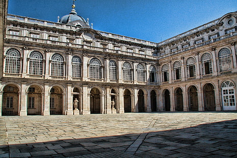 Дворцы, Дворец, Мадрид, Королевский дворец в Мадриде, Испания, HD обои HD wallpaper