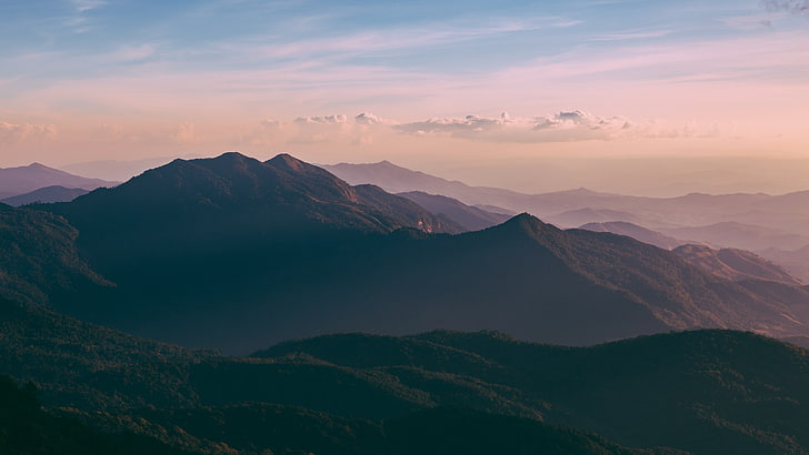 Pegunungan, Doi Inthanon, 5K, Peak, Thailand, Cliff, Wallpaper HD