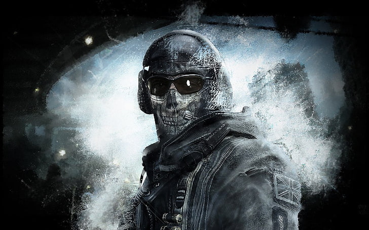 gray skull, Call of Duty, Call of Duty: Ghosts, HD wallpaper
