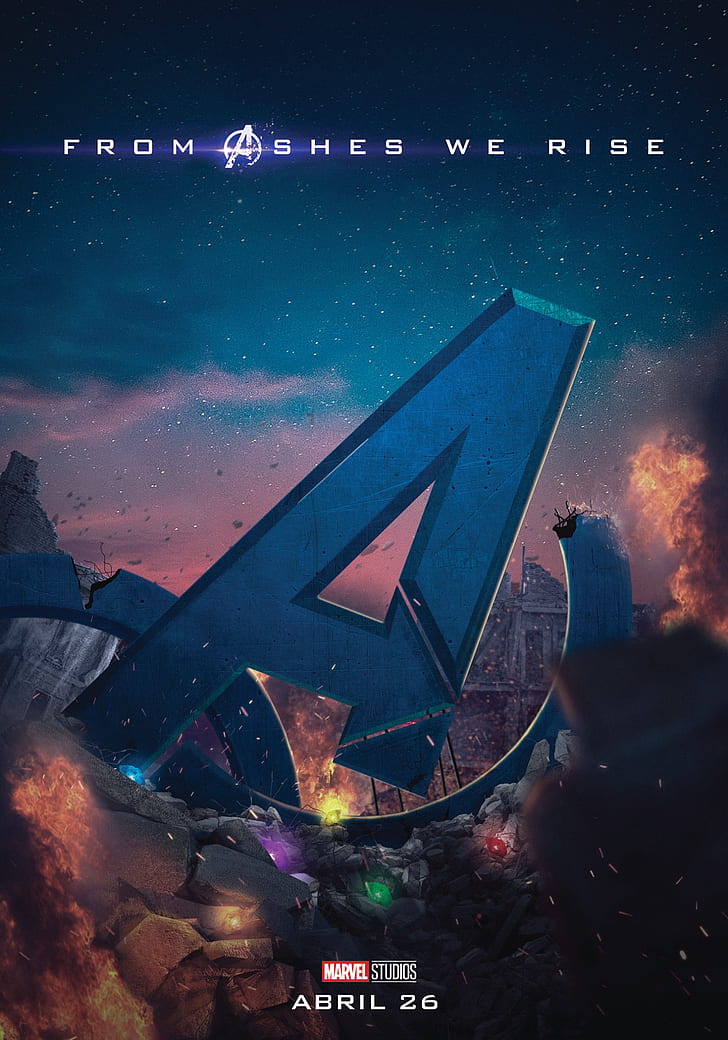 Avengers Endgame, Marvel Cinematic Universe, Marvel-Comics, Infinity-Steine, HD-Hintergrundbild, Handy-Hintergrundbild