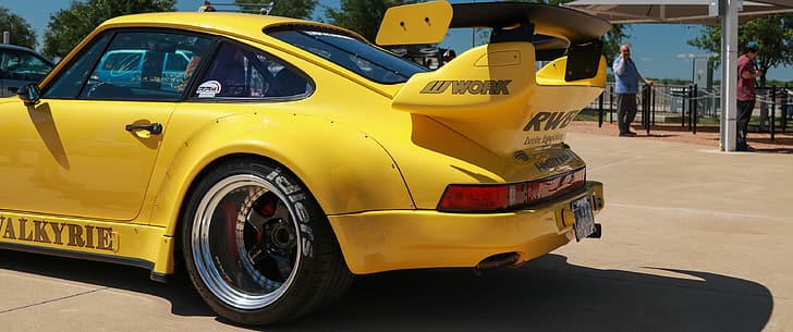 supercarros, carros clássicos, Porsche 911 RWB, HD papel de parede