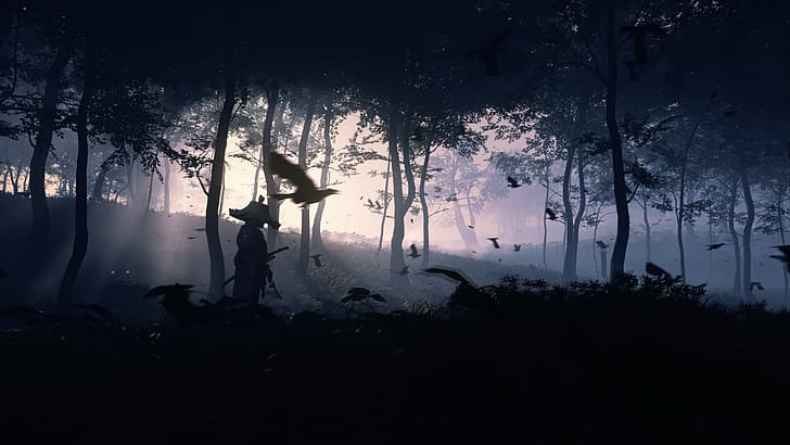 Jin Sakai, Geist von Tsushima, Samurai, Screenshot, HD-Hintergrundbild