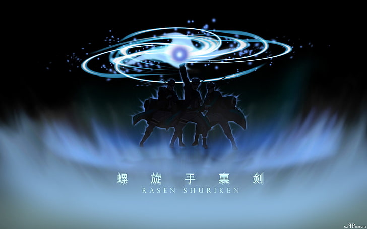 Illustration de Naruto Rasen Shuriken, Naruto Shippuuden, dessin animé, Uzumaki Naruto, Rasengan, Fond d'écran HD