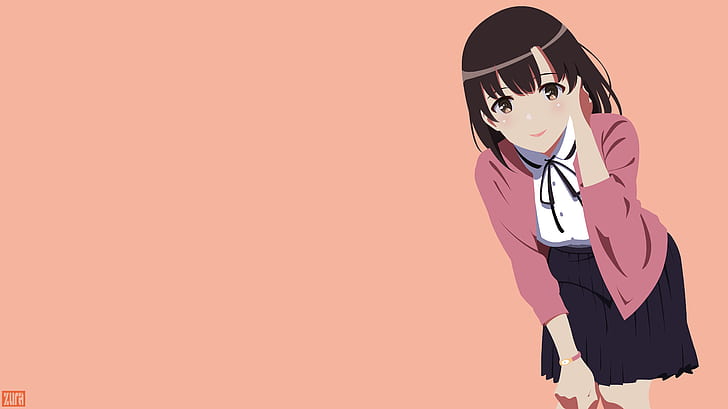 アニメ、Saえない彼女の育てかた加藤恵、 HDデスクトップの壁紙
