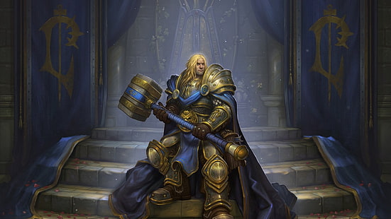 Prinz, Arthas, Arthas Menethil, Videospiele, Hearthstone: Heroes of Warcraft, Warcraft III: Herrschaft des Chaos, Warcraft, HD-Hintergrundbild HD wallpaper
