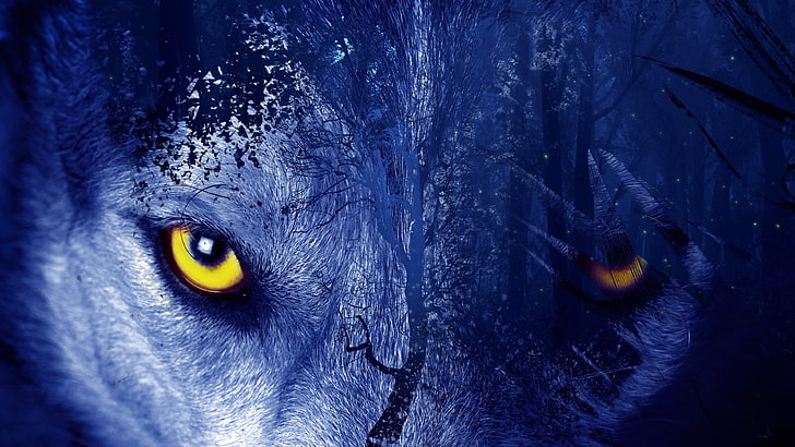 wolf-eyes-forest-artistic-fantasy-wallpaper-preview