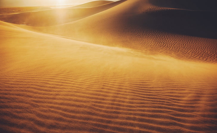 Mesquite Flat Sand Dunes, Death Valley..., Nature, Desert, Sand, California, Dunes, deathvalley, nationalpark, Mesquite, HD wallpaper