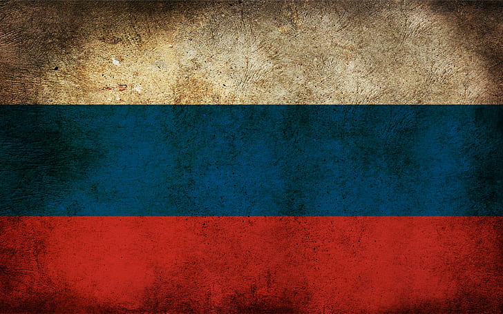Rússia, bandeira, HD papel de parede
