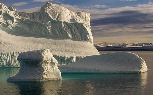 ice, water, nature, ice berg, Arctic, HD wallpaper HD wallpaper