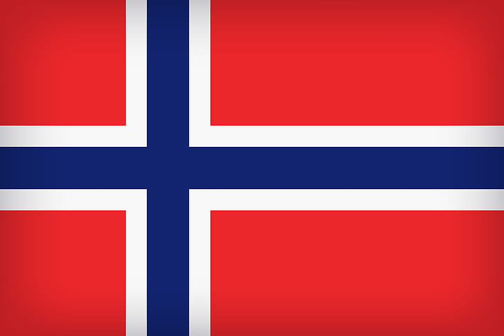 Noruega, bandera, bandera Noruega, bandera noruega, bandera de Noruega, bandera grande de Noruega, bandera de Noruega, Fondo de pantalla HD
