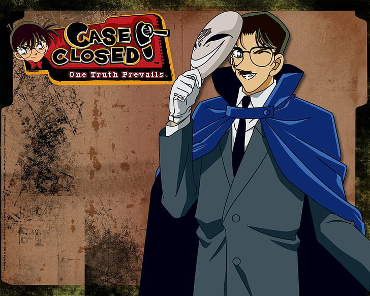 Anime, detective Conan, caso cerrado, Fondo de pantalla HD