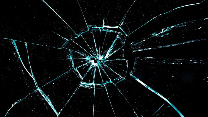 Glas, Dunkelheit, zerbrochen, zerbrochen, Netz, HD-Hintergrundbild