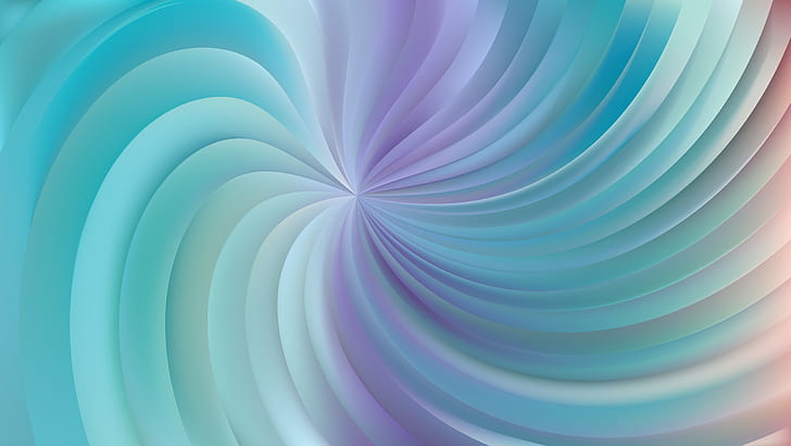 Abstract, Swirl, Blue, Colors, Pastel, HD wallpaper