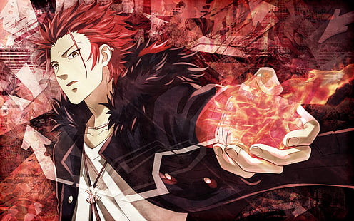 anime, chłopcy z anime, K Project, Suoh Mikoto, Tapety HD HD wallpaper