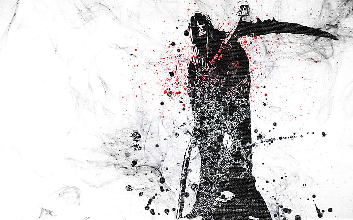 Sensenmann Tod Zusammenfassung HD, abstrakt, digital / Kunstwerk, Tod, Sensenmann, grimmig, HD-Hintergrundbild