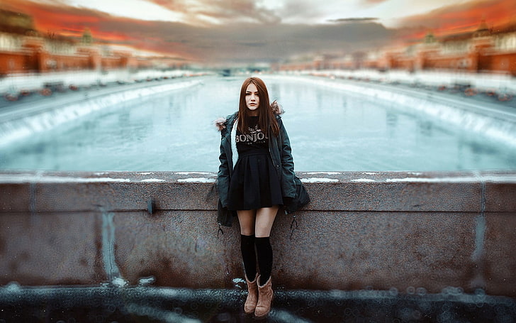 women outdoors, model, women, Ivan Gorokhov, HD wallpaper