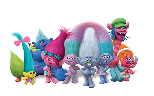 Trolls Animation 4K Filme, Filme, Animação, Trolls, HD papel de parede HD wallpaper