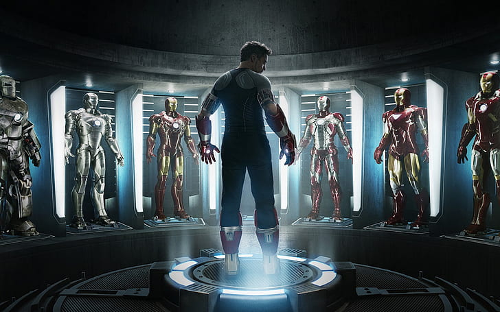 Тони Старк Железный Человек 3 Броня, железо, броня, Тони Старк, кино, HD обои