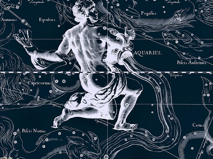 Fantasia, Zodíaco, Aquário (Astrologia), Horóscopo, Signo do Zodíaco, HD papel de parede