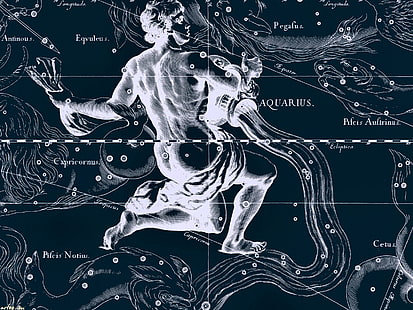 Fantasia, Zodíaco, Aquário (Astrologia), Horóscopo, Signo do Zodíaco, HD papel de parede HD wallpaper