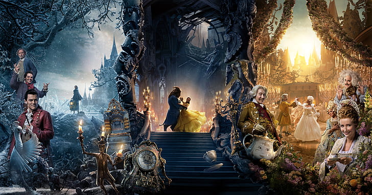 Beauty and the Beast, 4K, HD tapet