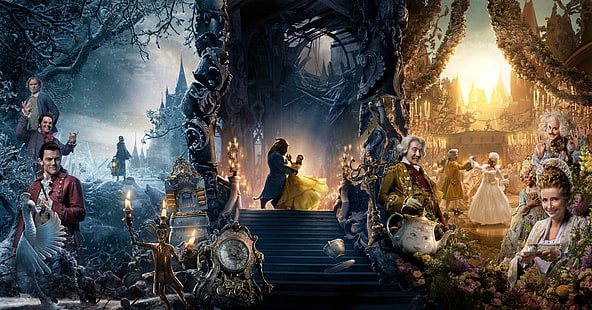 Beauty and the Beast, 4K, วอลล์เปเปอร์ HD HD wallpaper