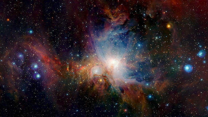 nebulosa, 4k, 8k, HD, Orion, infravermelho, HD papel de parede