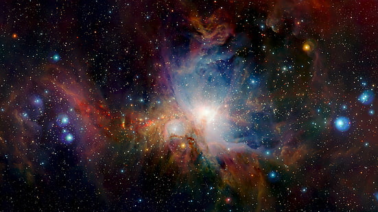 nebula, 4k, 8k, HD, Orion, Infrared, Wallpaper HD HD wallpaper
