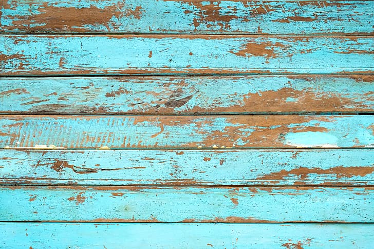 background, tree, Board, vintage, wood, texture, blue, HD wallpaper