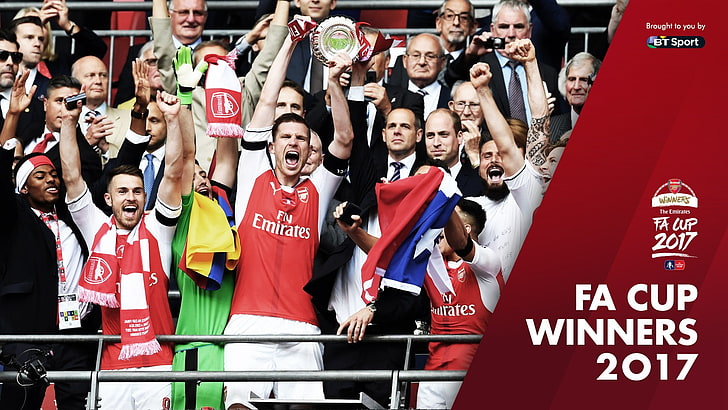 Arsenal Club FA CUP WINNERS 2017 Wallpaper 02, HD wallpaper