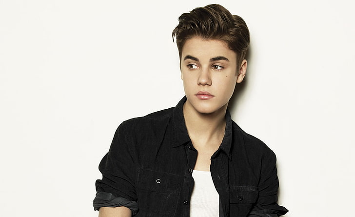 Justin Bieber - Boyfriend - Hairstyle HD Wallpaper, Justin Bieber, Music, Others, 2012, Hairstyle, song, justin bieber, Fond d'écran HD