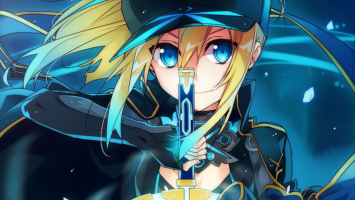 kvinna med svärd animerad karaktär, Fate Series, Mysterious Heroine X (Fate / Grand Order), Assassin (Fate / Grand Order), HD tapet