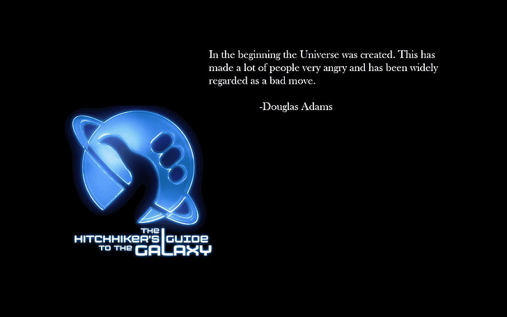 douglas adams the hitchhikers guide to the galaxy 1680x1050  Space Galaxies HD Art , Douglas Adams, The Hitchhikers Guide To The Galaxy, HD wallpaper