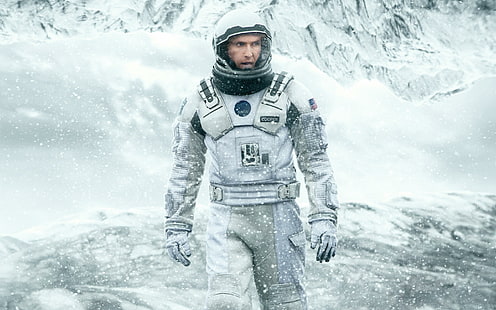 Matthew McConaughey in Interstellare, interstellare, Matteo, McConaughey, Sfondo HD HD wallpaper