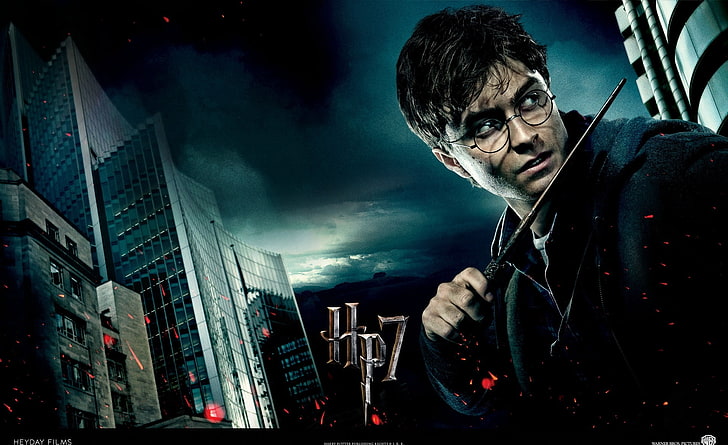 Harry Potter And The Deathly Hallows - Harry, Harry Potter 7 Deathly Hallows wallpaper digital, Film, Harry Potter, Harry, harry potter dan hallows yang mematikan, film harry potter terakhir, 2010 harry potter dan hallows yang mematikan, hp7, harry potter 7,harry potter dan hallly deathly bagian 1, Wallpaper HD