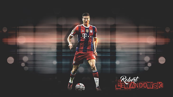 Fútbol, ​​Robert Lewandowski, FC Bayern Munich, polaco, Fondo de pantalla HD