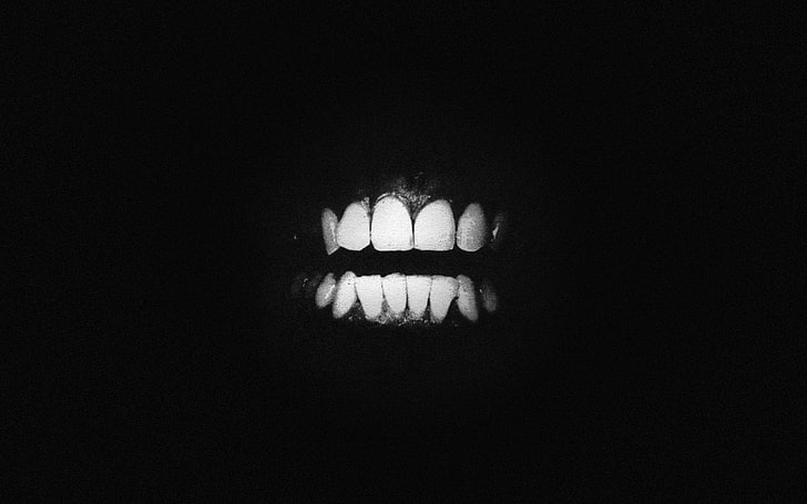 weiße Zähne, Schwäne, Albumcover, Musik, Zähne, lächelnd, HD-Hintergrundbild